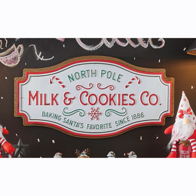Milk and Cookies Sign, , large