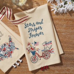 Stars and Stripes Forever Kitchen Towel, , large