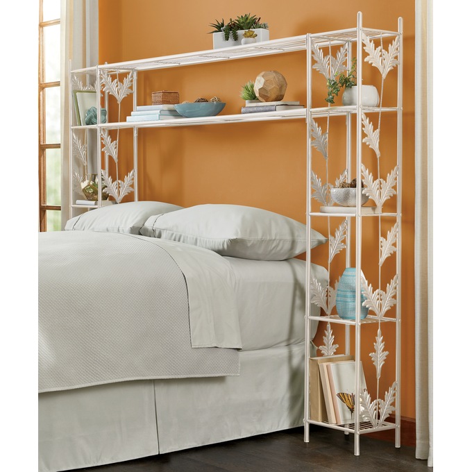 Laney Leaf Queen Storage Headboard, , large