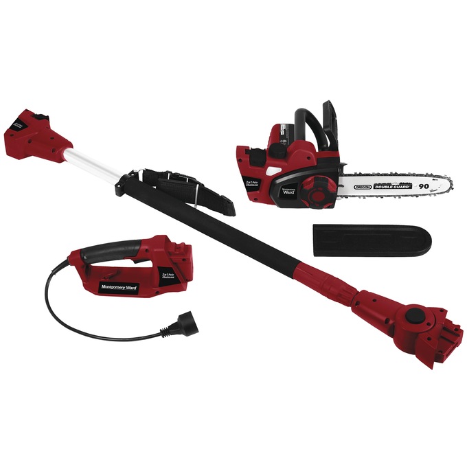 Montgomery Ward 7-Amp Convertible Chainsaw/Pole Saw, , large
