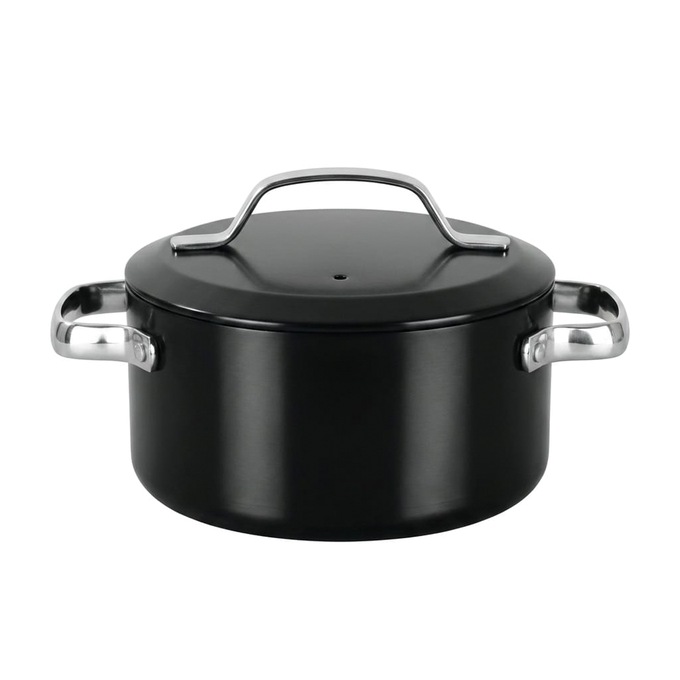 Gotham Steel 11-Piece Modern Kitchen Cookware Set, Black, large