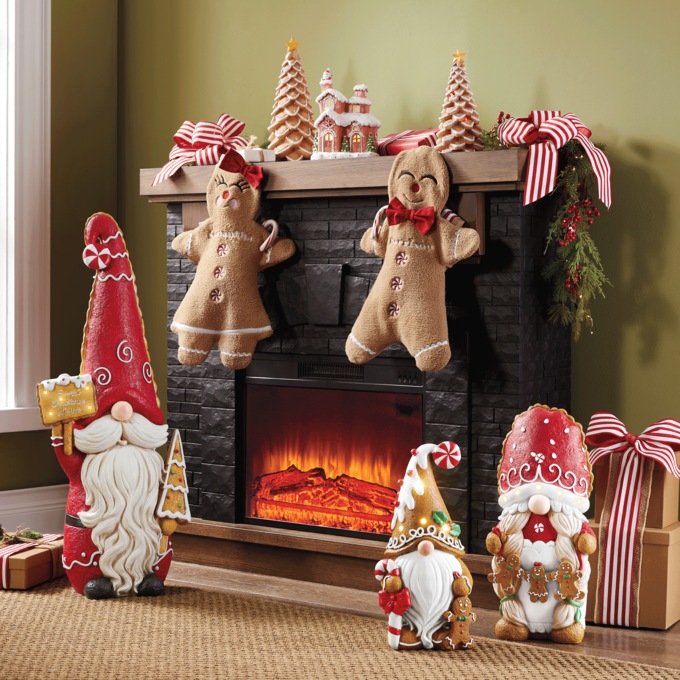 Gingerbread Stuffer Stocking, , large