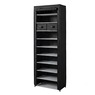 Tall 10-Layer Fabric Shoe Storage Organizer, , large