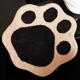 Paw-Shaped Bath Mat, , large