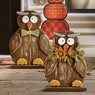 Buy Both Chunky Wood Owls and Save, , large