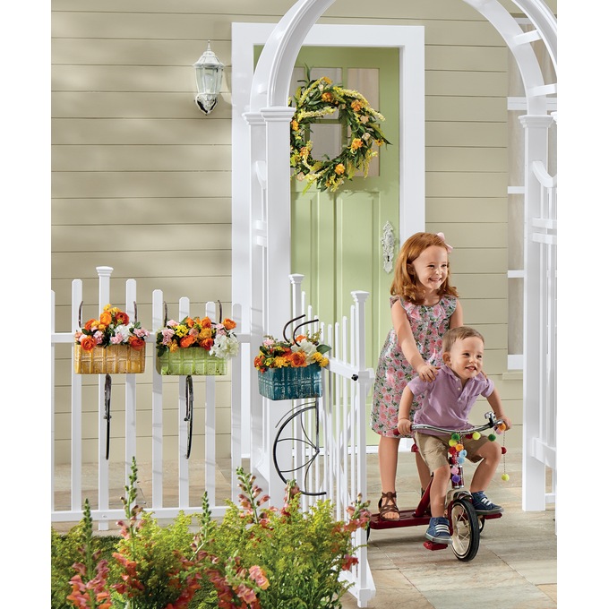Bike Basket Wall Planter, , large