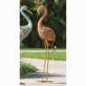 Metal Statement Bird Sculpture, , large