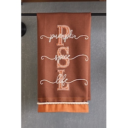Pumpkin Spice Coffee Towel, , large