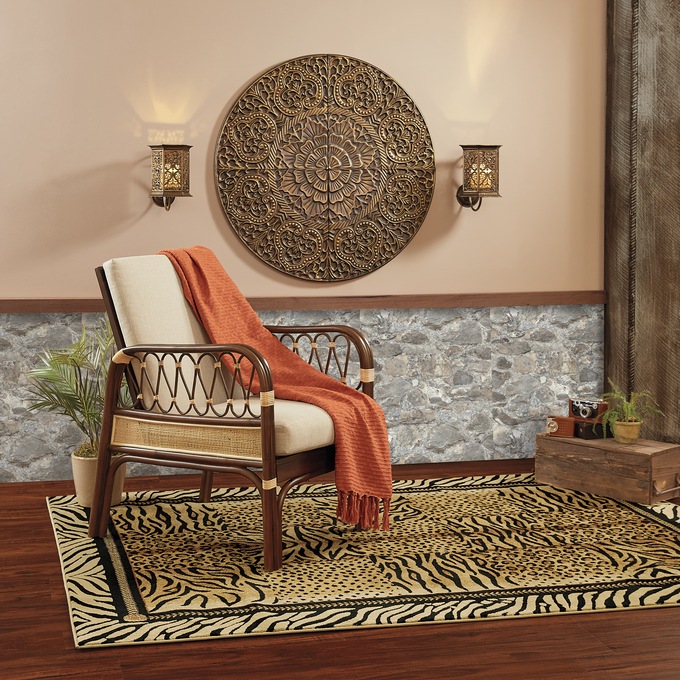Medallion Wall Art and Global Sconces, , large