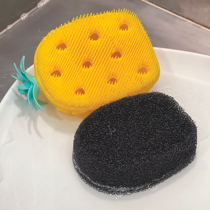 2-in-1 Brush & Sponge, , large