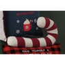 Set of 2 Candy Cane Accent Pillows, , large