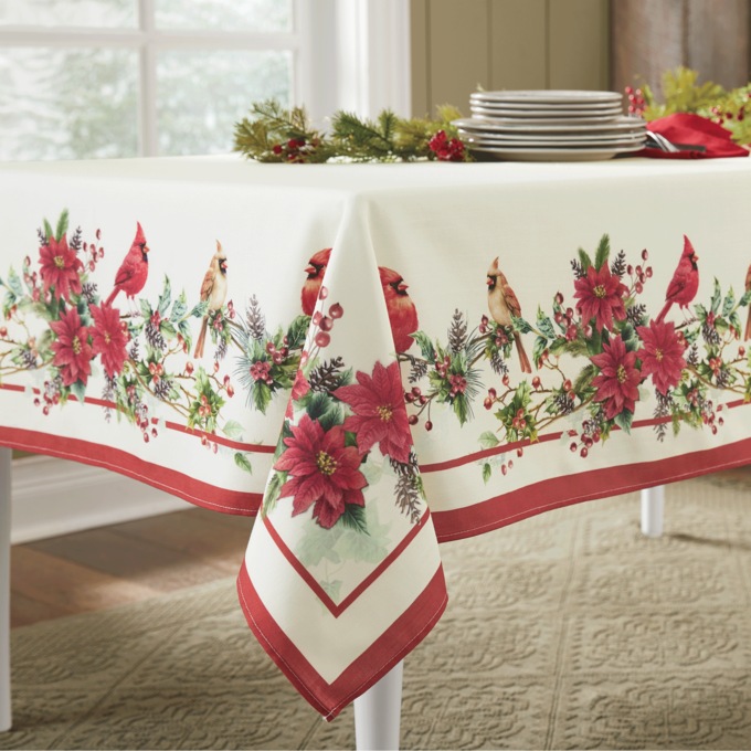 Cardinal Tablecloth, , large