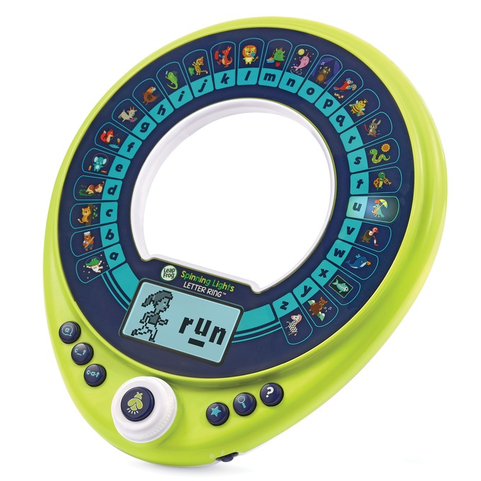 Leapfrog Spinning Lights Letter Ring, , large
