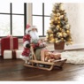 Nordic Santa on Sleigh Figurine, , large