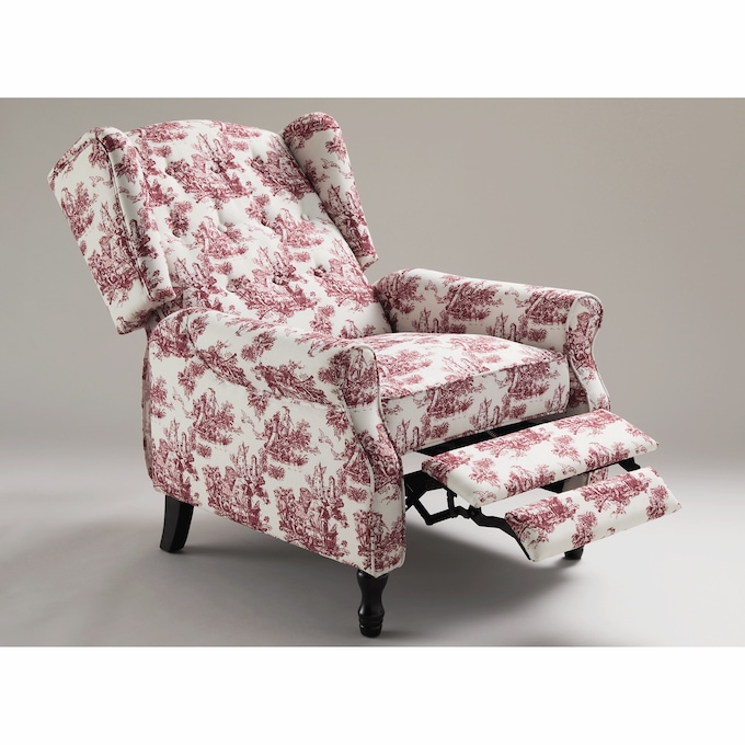 Toile Wingback Recliner Country Door