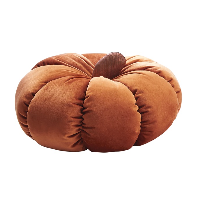 Decorative Stuffed Pumpkin Pillow, , large