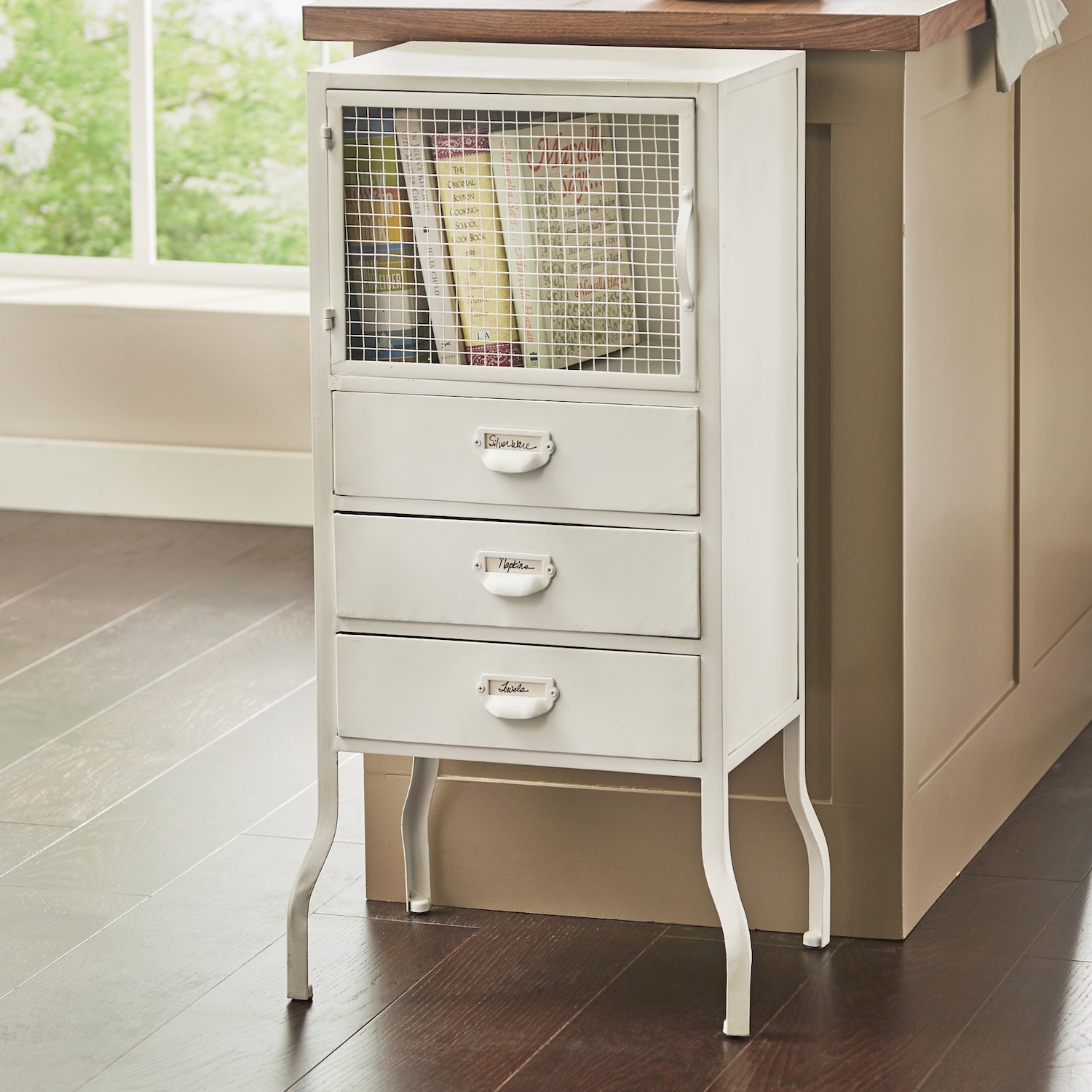 Metal Cream Cabinet Country Door Metal Cream Cabinet Country Door