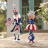 Lady Liberty or Jolly Uncle Sam Figurine, , large