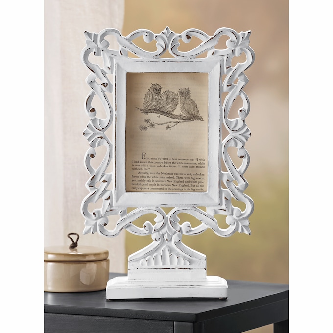 Carved Tabletop Picture Frame, , large