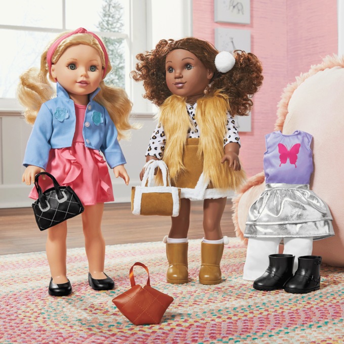 In Style Girl Doll with Set of 3 Outfits, , large