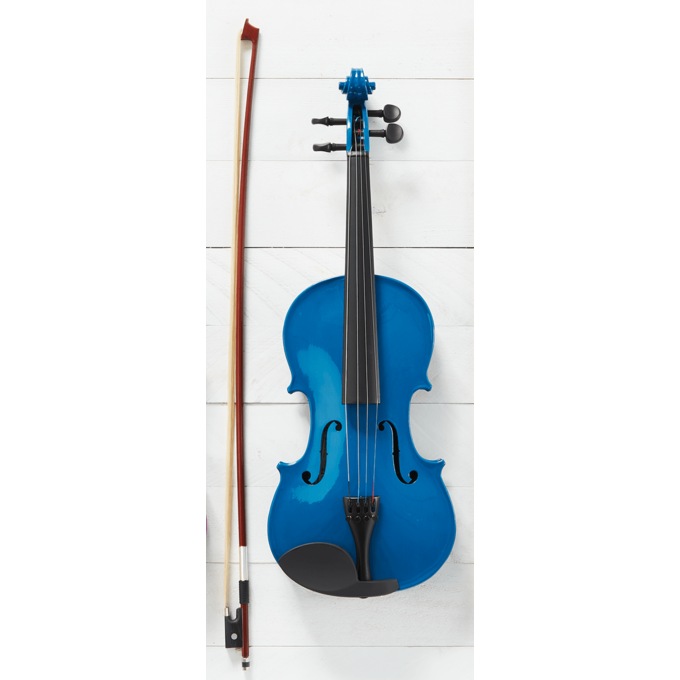 Colored Violin, Blue, large