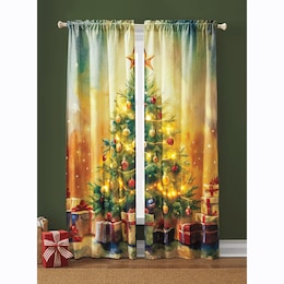 LED Holiday Tree Panel Pair, , large