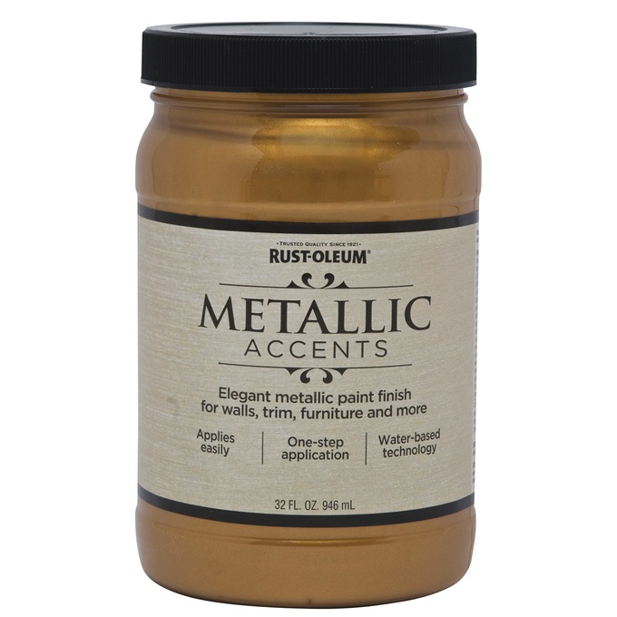 Rust-Oleum Metallic Accent Paint, Gold Mine, large