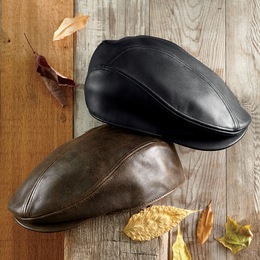 Leather Driving Cap, , large