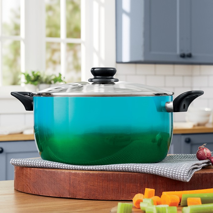 8-Qt. Iridescent Gradient Stockpot, , large