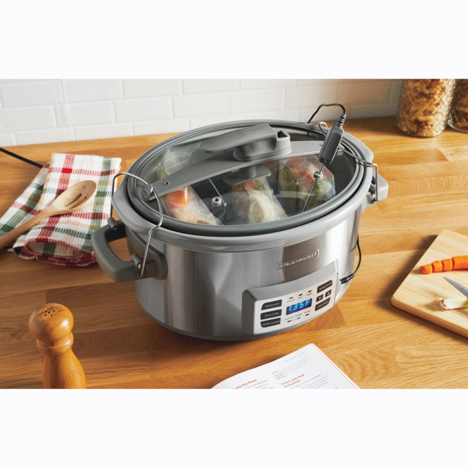 BLACK+DECKER 7-Quart Precision Sous Vide Slow Cooker, , large