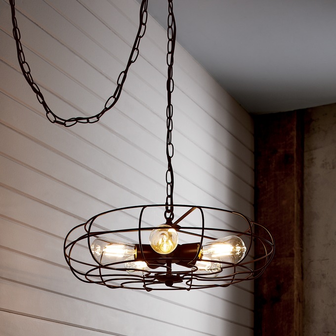 Edison Bulb Pendant Swag, , large