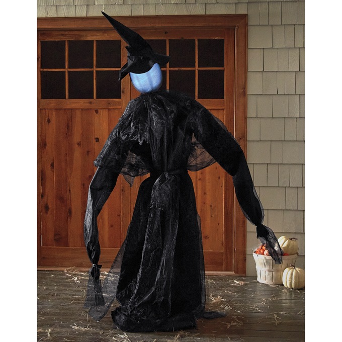 Life-Size Animated Haunted Witch, , large