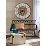 White Wood Wall Clock, , large