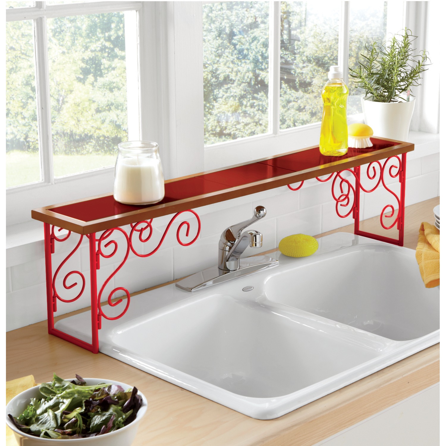 Colorblock Over-the-Sink Shelf | Country Door