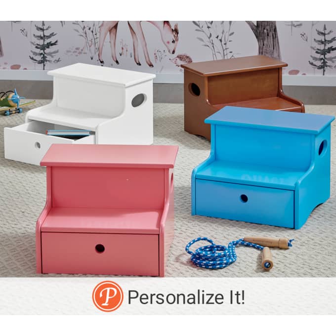 Kids’ Storage Step Stool, , large