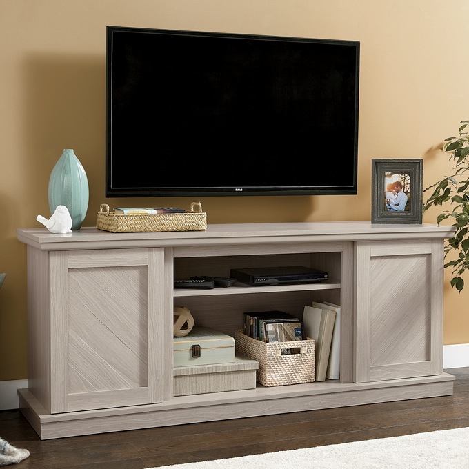 Convertible Media Fireplace Stand, , large