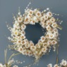 Faux-Daisy Floral Wreath, , large