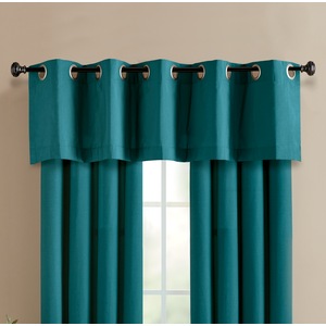 Color Connection Solid Grommet Valance, , large