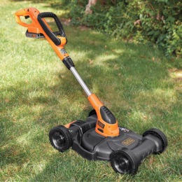 BLACK+DECKER 20V 3-in-1 Cordless Mower/Trimmer, Battery and Battery Charger, , large