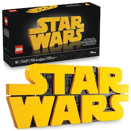 LEGO Brick-Built Star Wars&trade; Logo, , large