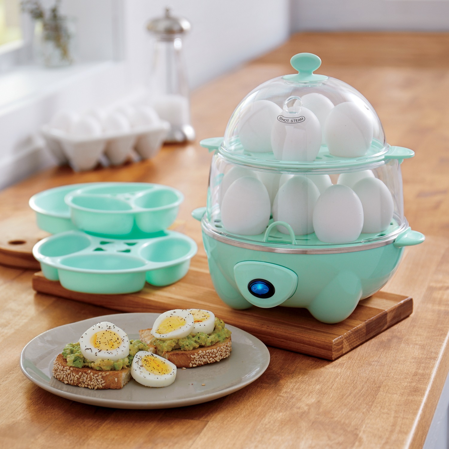 Dash Deluxe Rapid Electric Egg Cooker Country Door