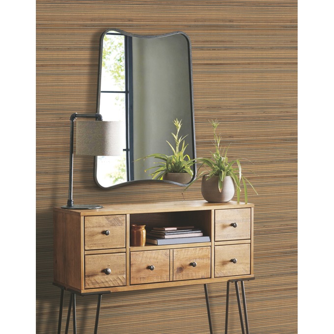 RoomMates Bamboo Peel and Stick Wallpaper Brown