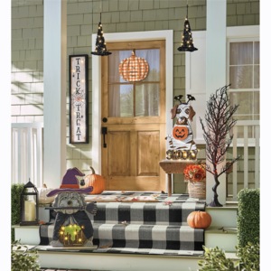 Chunky Wood Cutouts Lit Halloween Dogs - Buy Both and Save, , large
