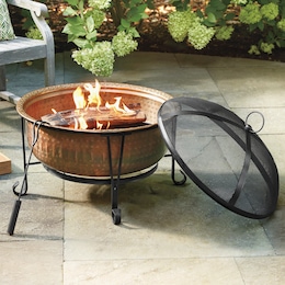 Copper Fire Pit, , large