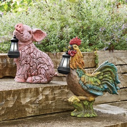 Farm Animal with Solar Lantern, , large