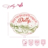 Dolly Parton Holiday Toile 12-Inch Oval Platter, , large