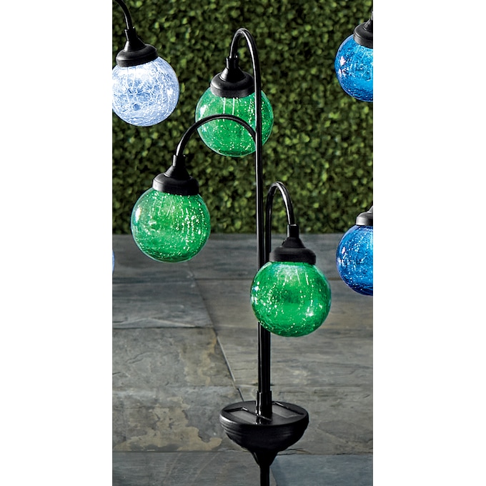 3 Orb Solar Light Stake, , large