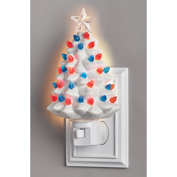 Americana Retro Tree Night-Light, Multi, large
