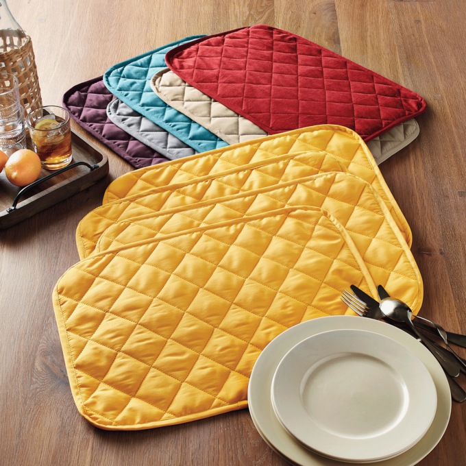 Set of 4 Color Connection Placemats, , large