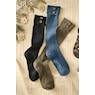 Britts Knits 3-pk. Boot Socks, Black Blue Green, large
